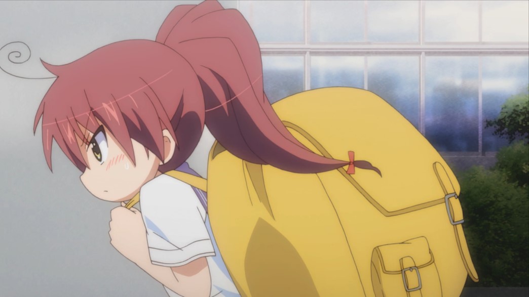 My Wife is the Student Council President Episode 10 Sawatari carrying a heavy bag