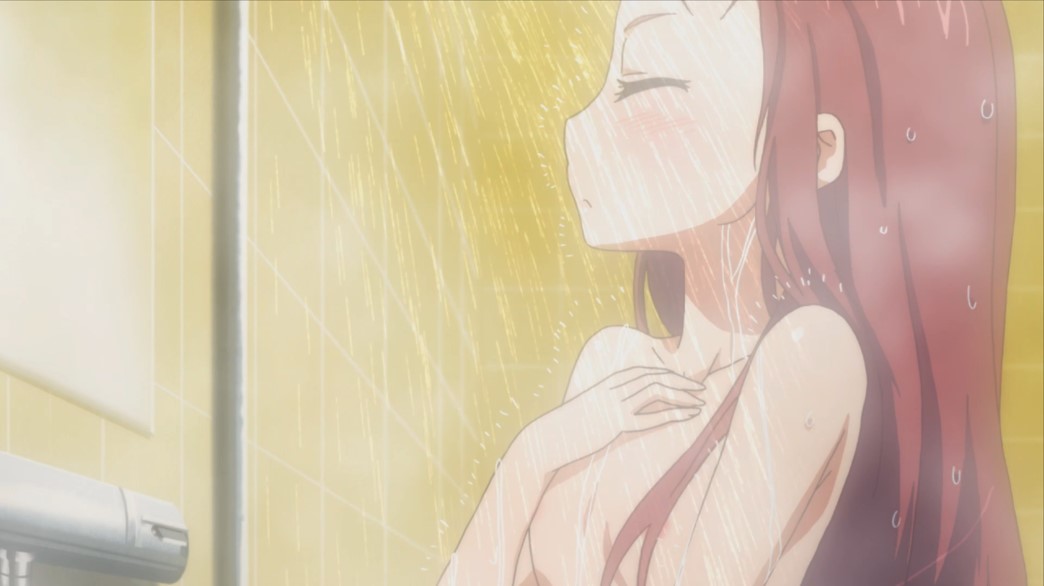 My Wife is the Student Council President Episode 10 Sawatari showering boobs