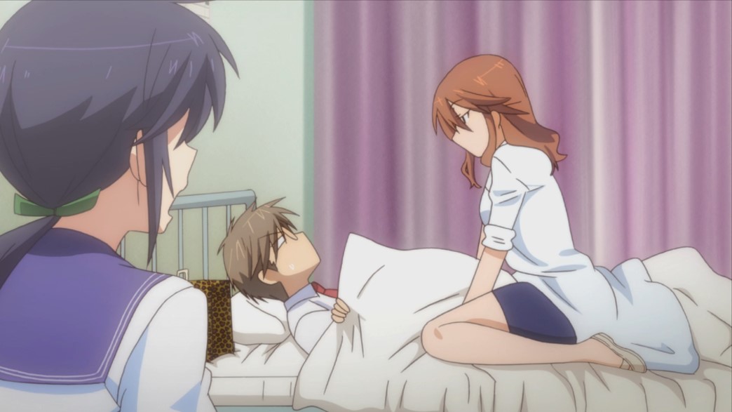 My Wife is the Student Council President Episode 8 Kei straddling Hayato