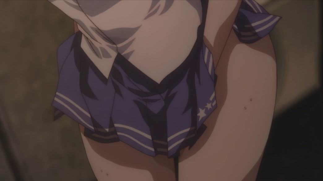 My Wife is the Student Council President Episode 9 Ui wants Hayato to take off her panties Thighs