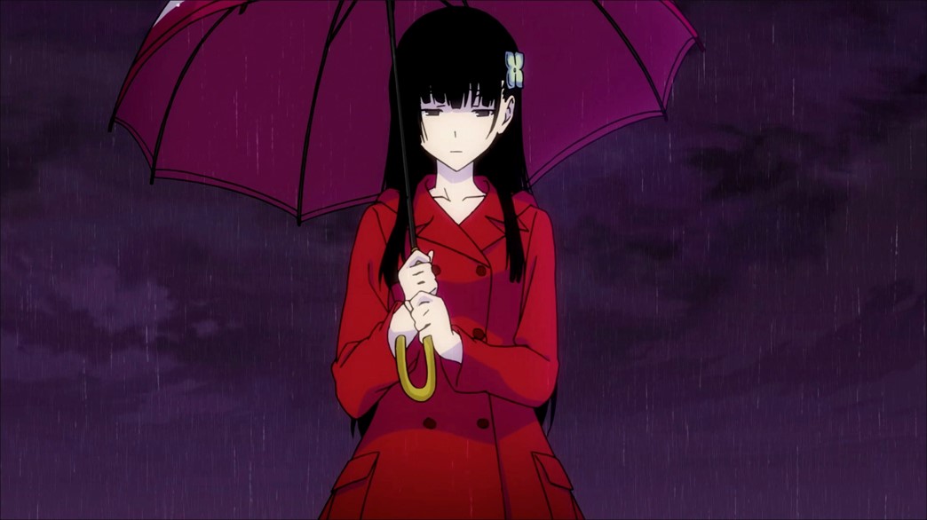 Sankarea Episode 1 Rea Sanka in the rain