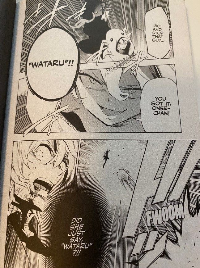 Magical Girl Apocalypse Volume 12 Kaede sends Wataru after Himeji