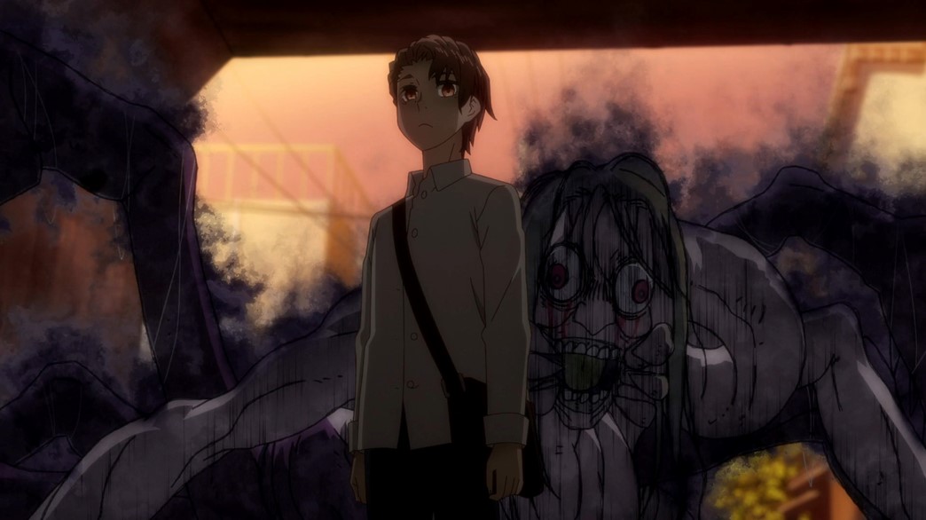 Mieruko Chan Episode 11 Zen Toono recognises Miko