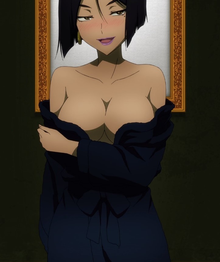 Sankarea Episode 10 Aria Sanka cleavage