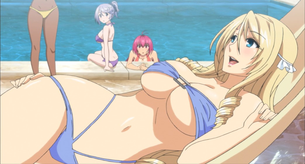 Bikini Warriors Episode 3 Paladin sunbathing in micro bikini Justifies their crimes