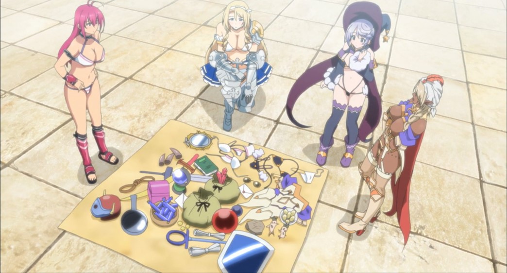 Bikini Warriors Episode 5 Selling Old Items and Armor