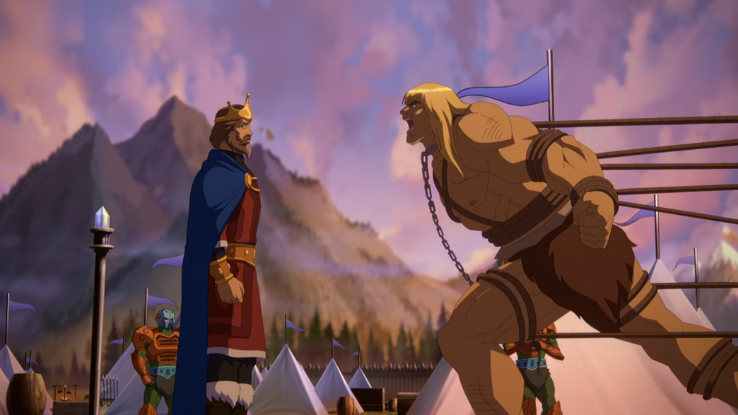 Masters of the Universe Revelation Episode 7 King Randor stands before He Man