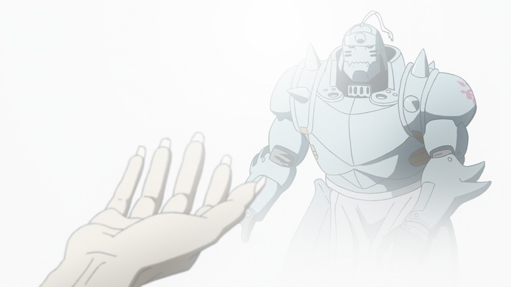 Fullmetal Alchemist Brotherhood Episode 39 Alphonse sees his body