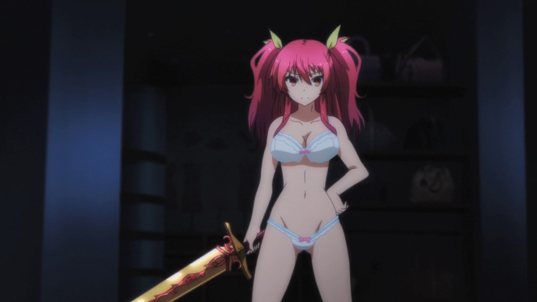 Chivalry of a Failed Knight Episode 3 Stella defeated the terrorists panties and bra