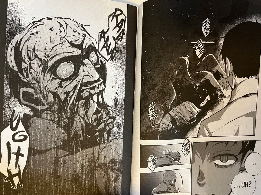 Zom 100 Bucket List of the Dead Volume 1 Akira finds a zombie