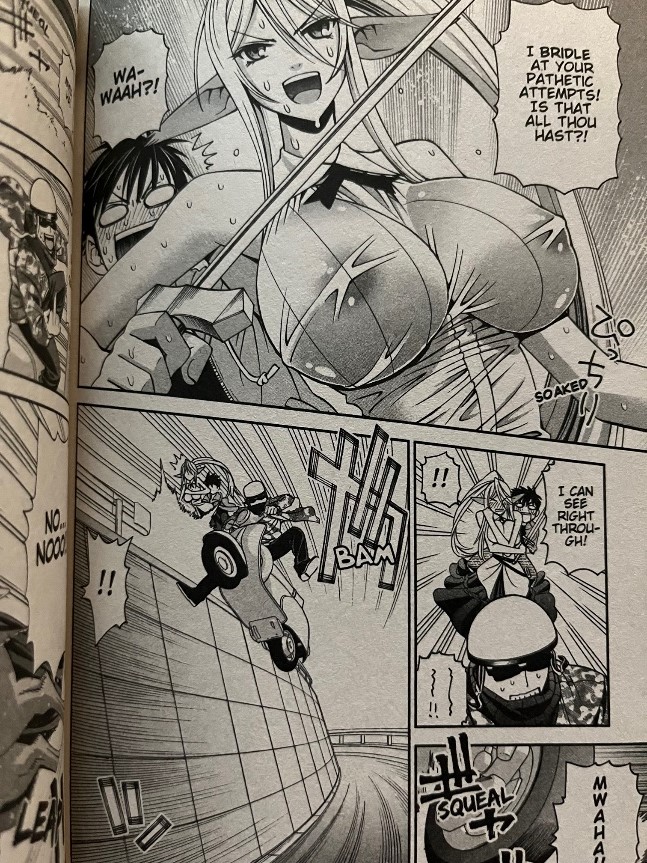Monster Musume Everyday Life with Monster Girls Volume 1 Kimihito riding Cerea boobs