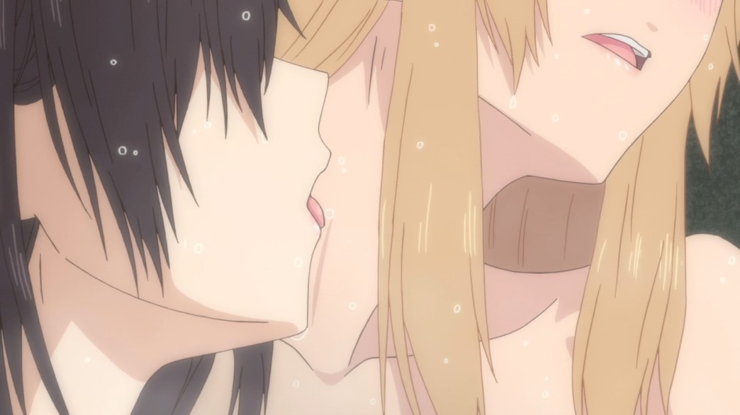 Citrus Episode 2 Mei licks Yuzus neck