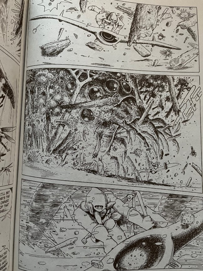 Nausicaa of the Valley of the Wind Volume 1 Nausicaa finds an enraged Ohmu