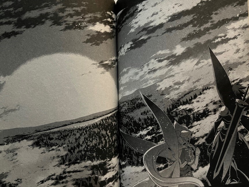 Sword Art Online Fairy Dance 1 Leafa and Kirito flyinh