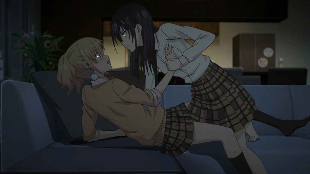 Citrus Episode 9 Mei showing Yuzu how she feels