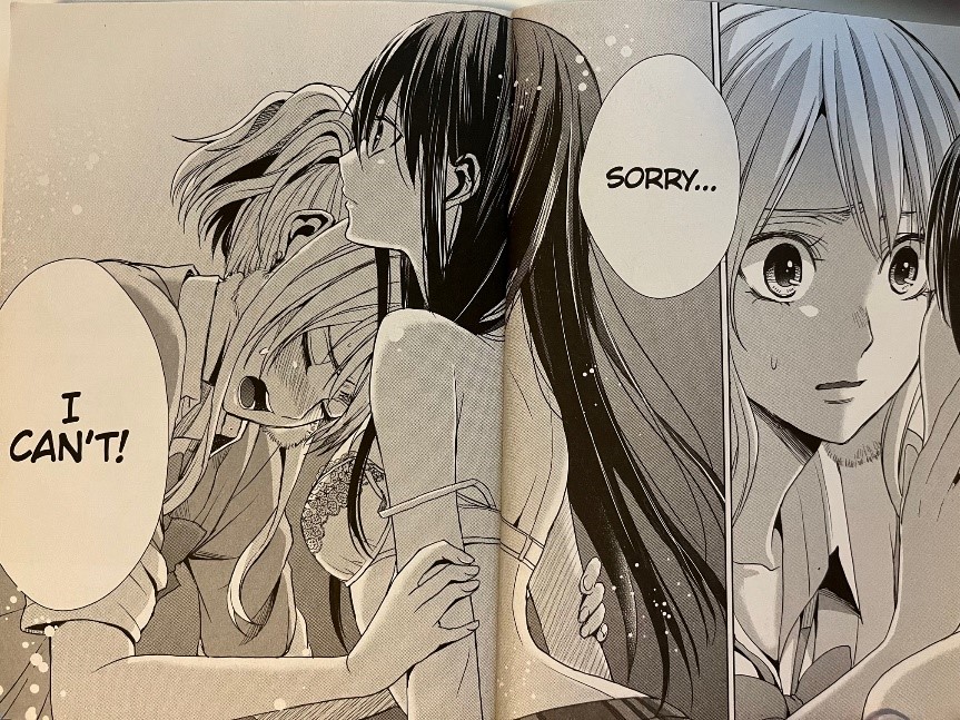 Citrus Volume 4 Yuzu gets scared and stops Mei