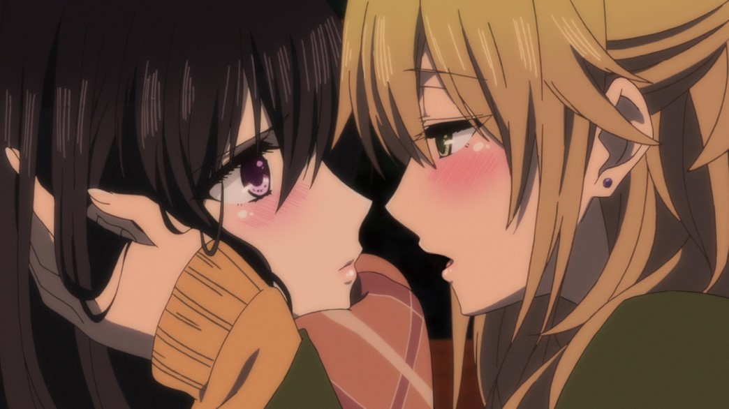 Citrus Episode 12 Yuzu wants a real kiss from Mei