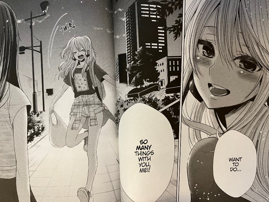 Citrus Volume 8 Yuzu excited for their vacation