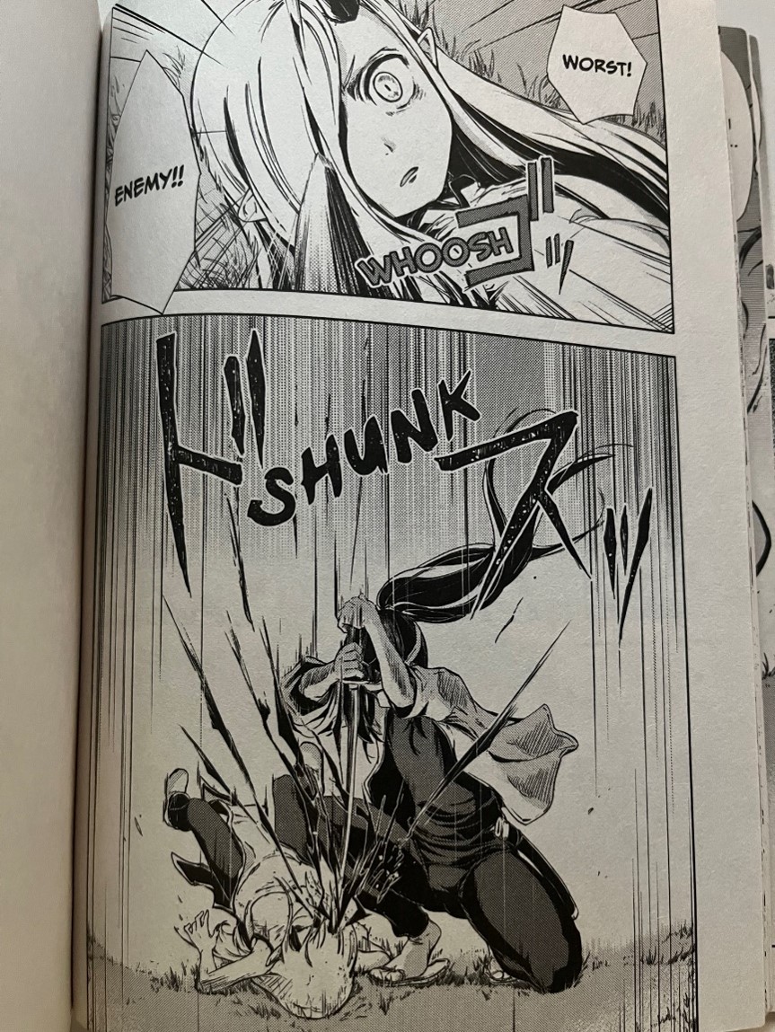 Peach Boy Riverside Volume 2 Mikoto defeats Meki