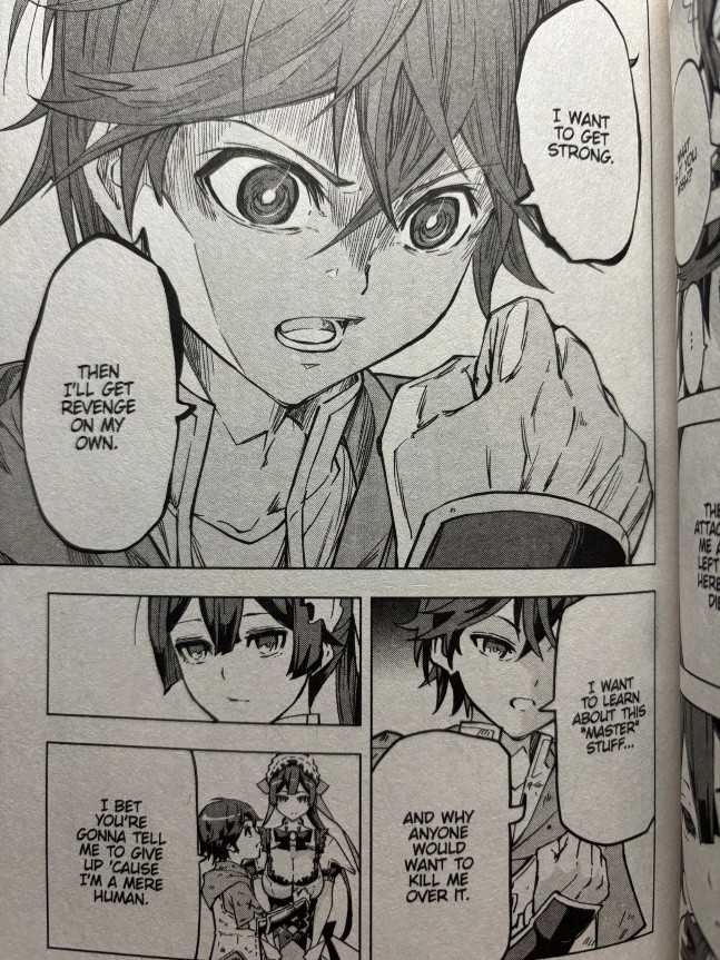 Backstabbed in a Backwater Dungeon Volume 1 Light is determined to get strong enough to get his revenge