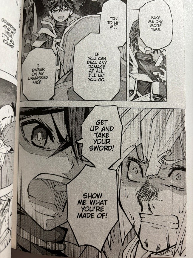 Backstabbed in a Backwater Dungeon Volume 3 Light is disappointed the Kyto surrendered