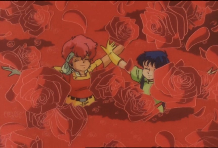 Dirty Pair Episode 15 Kei and Yuri receive some roses