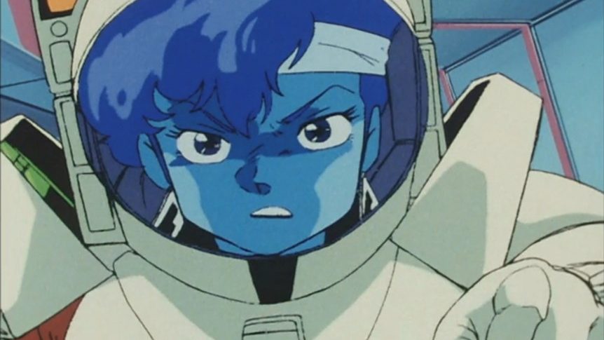 Dirty Pair Episode 6 Kei attacks the space pirates
