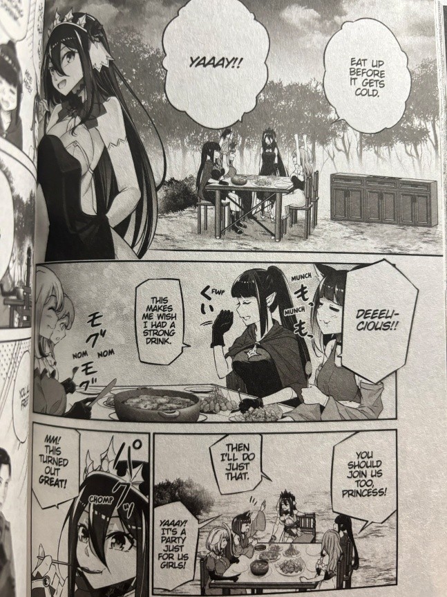 Free Life Fantasy Online Immortal Princess Volume 9 Anastasia having a meal with friends