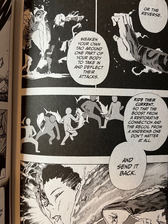 Hells Paradise Jigokuraku Volume 7 Gabimaru using Rans own Tao against him