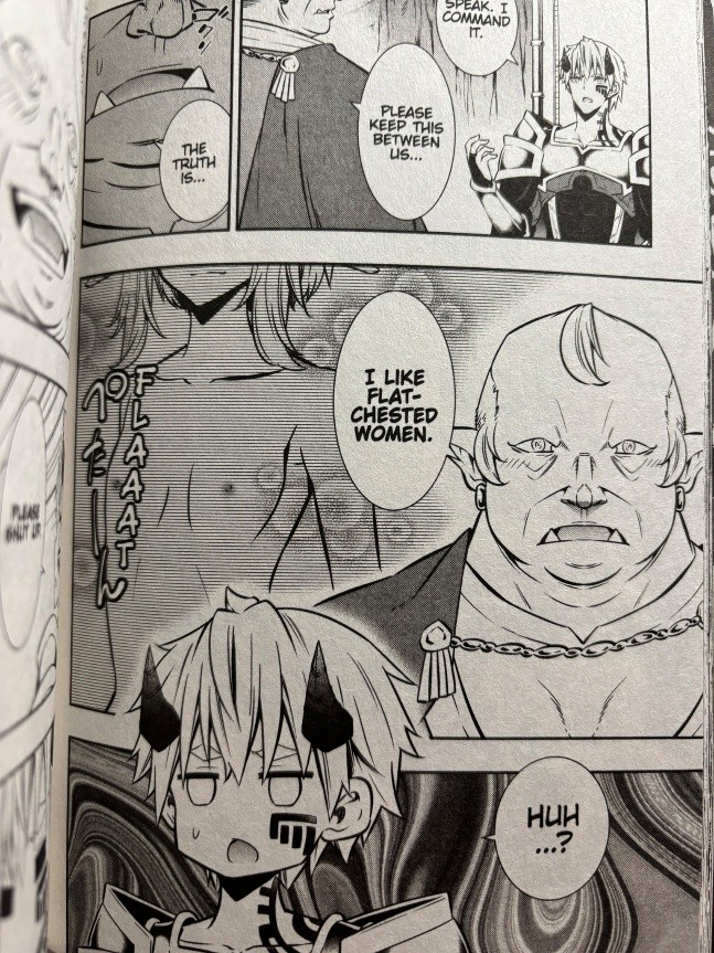 How Not to Summon a Demon Lord Volume 18 Drango likes small boobs