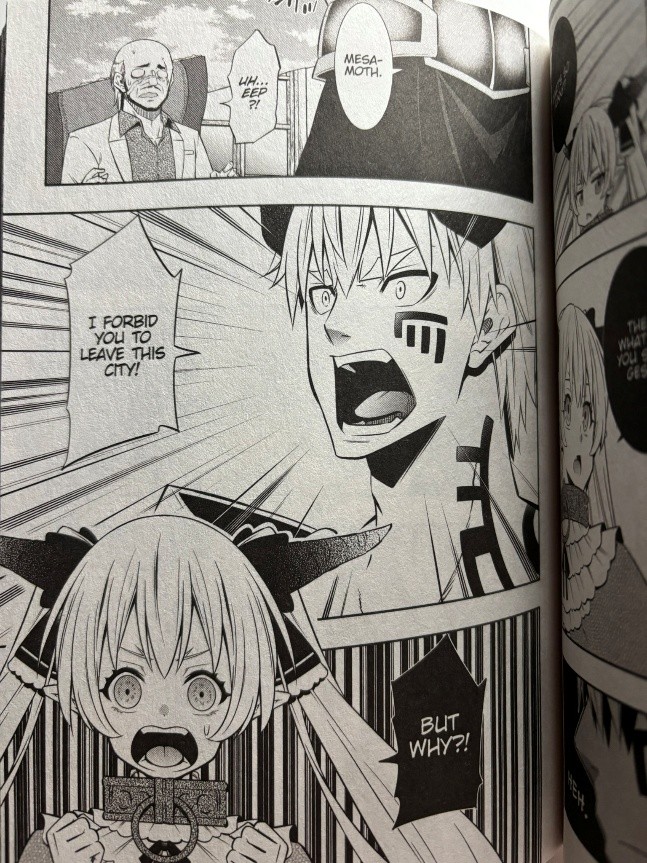 How Not to Summon a Demon Lord Volume 18 Klem and Diablo punishing a crime boss