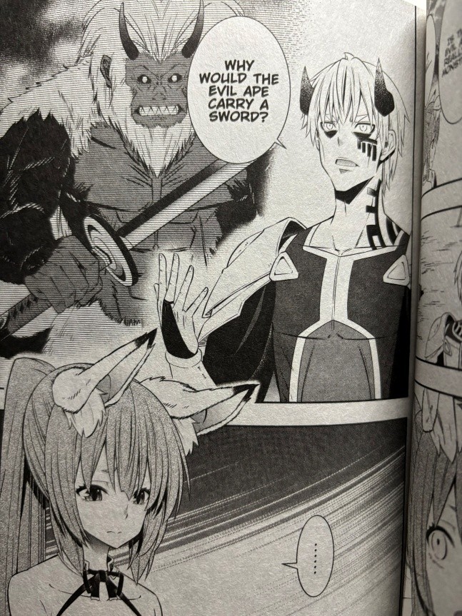 How Not to Summon a Demon Lord Volume 19 Diablo makes the connection between Sasara and the Evil Ape