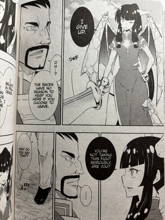 How Not to Summon a Demon Lord Volume 20 Galford fighting a Fallen General