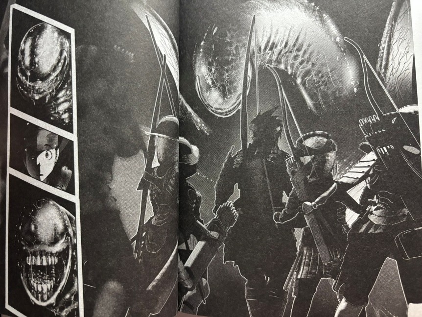Into the Deepest Most Unknowable Dungeon Volume 1 A monster attacks the adventurers