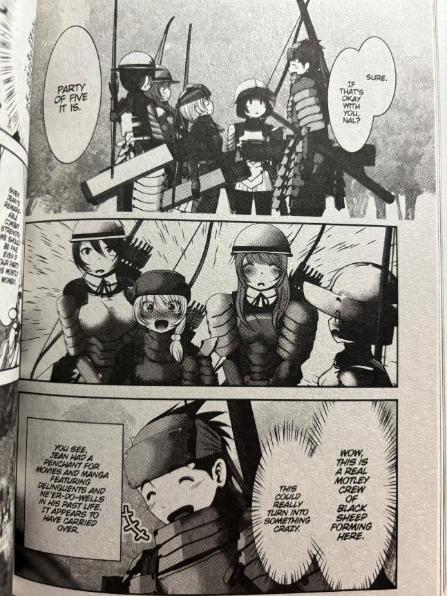 Into the Deepest Most Unknowable Dungeon Volume 1 Jean with his party