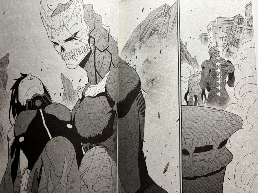 Kaiju No 8 Volume 13 Kafka saves Mina