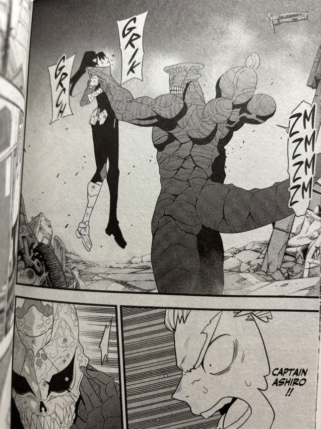 Kaiju No 8 Volume 13 Kaiju No 9 caught Mina