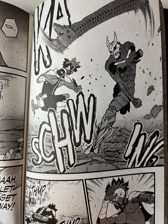 Kaiju No 8 Volume 3 Shoushirou Hoshina fighting Kaiju no 8