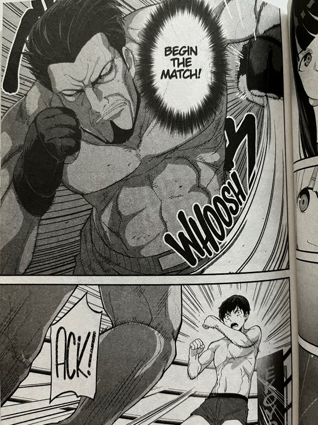 Kingdom of Z Volume 4 Takeshi Garou attacks Masaru Satou