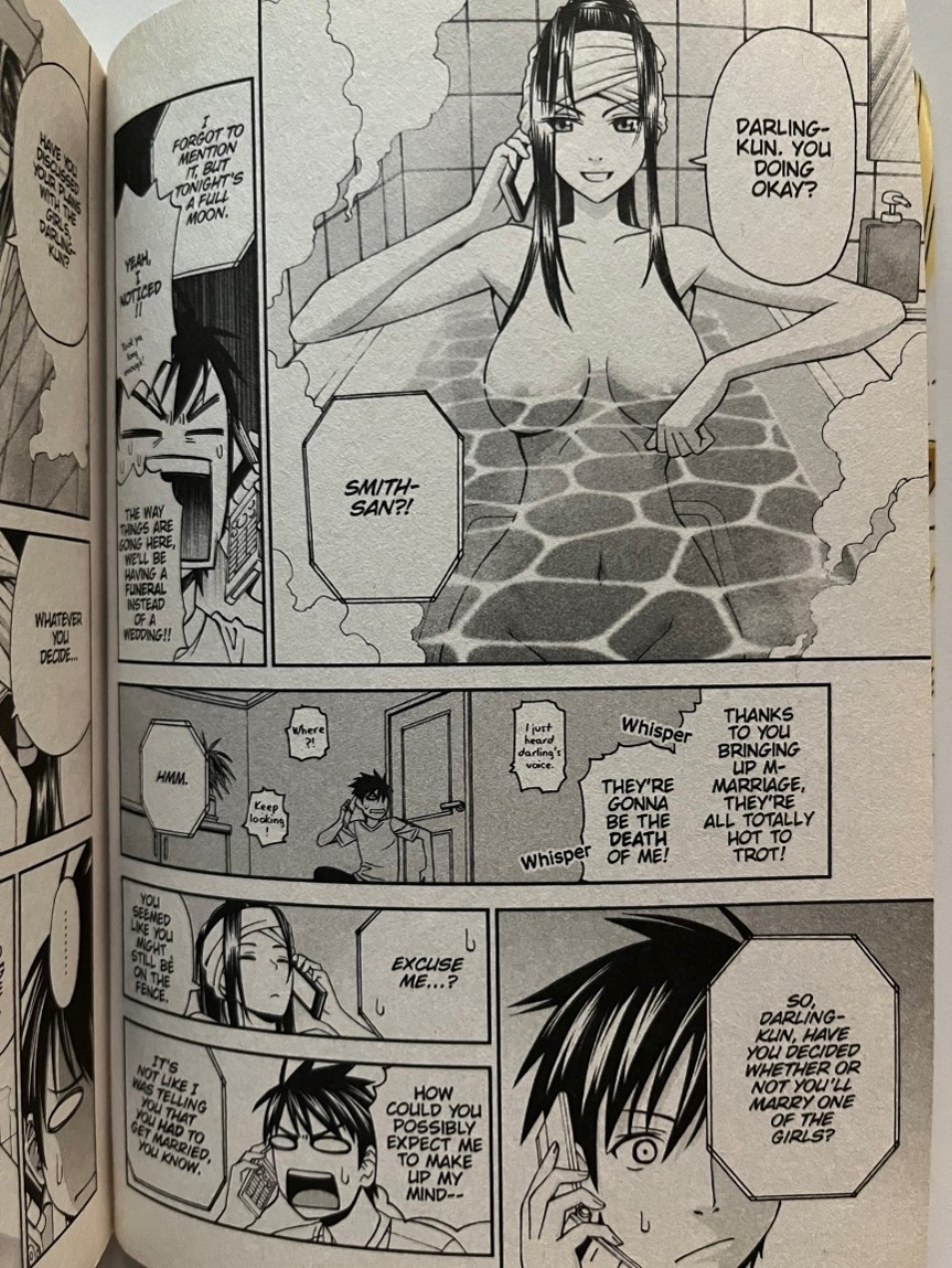 Monster Musume Everyday Life with Monster Girls Volume 2 Agent Smith having a bath boobs