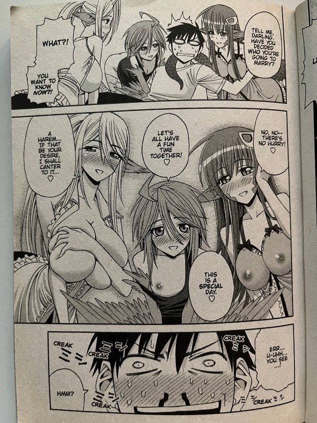 Monster Musume Everyday Life with Monster Girls Volume 2 Centorea Papi and Mia after Kimihito