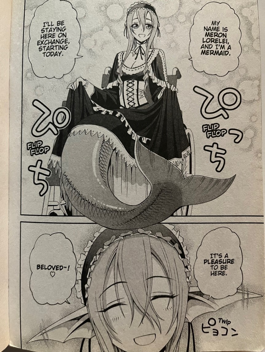 Monster Musume Everyday Life with Monster Girls Volume 2 Meron the mermaid moves in