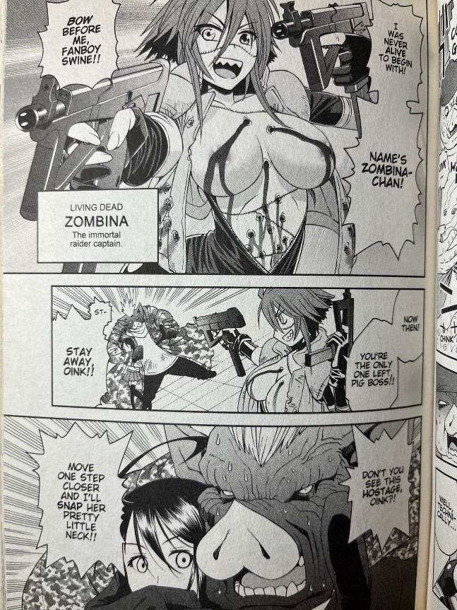 Monster Musume Everyday Life with Monster Girls Volume 3 Zombina boobs