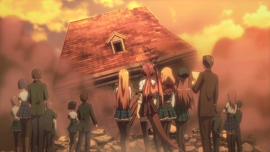 Mysteria Friends Episode 5 Anne destroyed a school building to save Grea