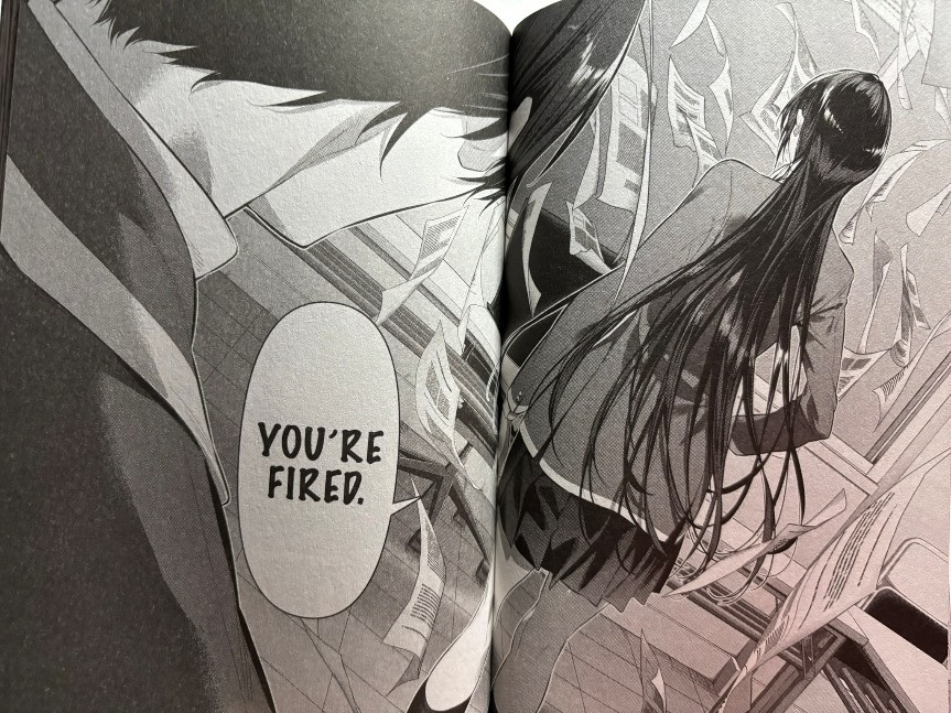 Please Put Them On, Takamine san Volume 8 Takamine fires Shirota