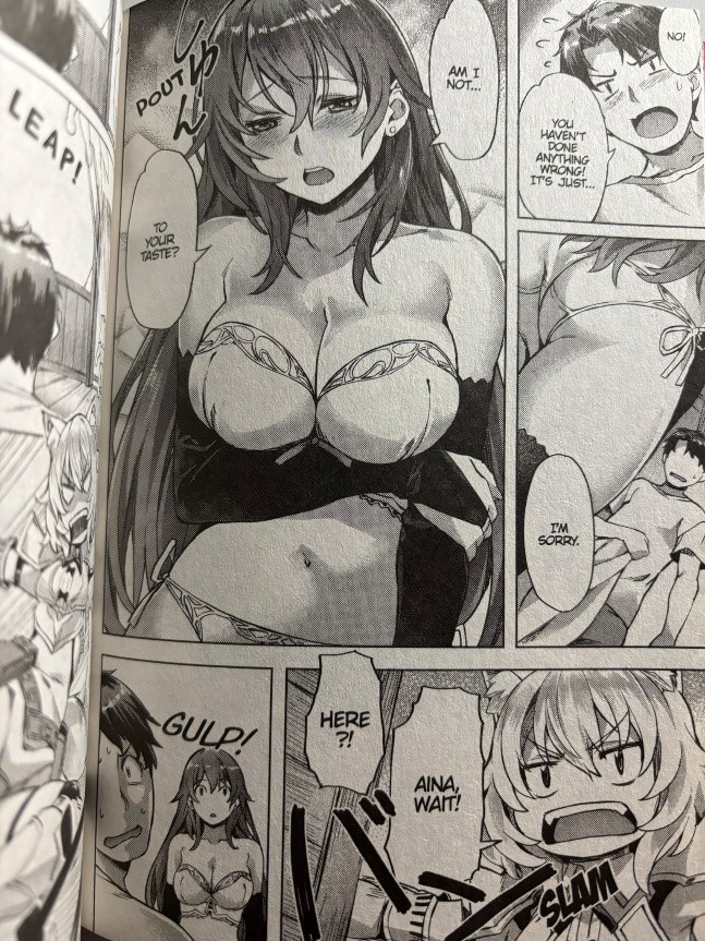 Slow Life in Another World I Wish Volume 1 Aina attempts to please Itsuki
