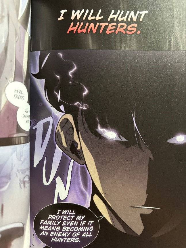 Solo Leveling Volume 11 Jinwoo issues a warning