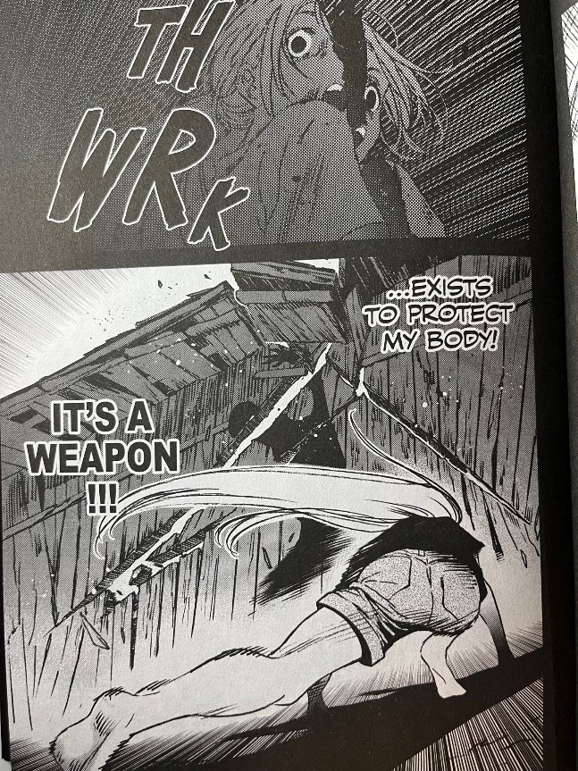 Summer Time Rendering Volume 3 Shadow Ushio kicking ass