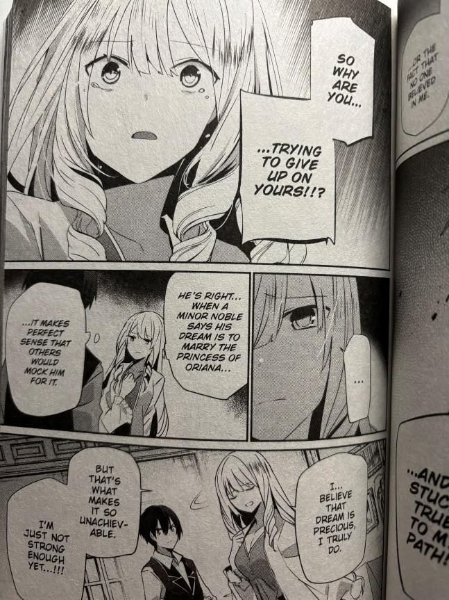 The Eminence in Shadow Volume 11 Cid tries to convince Rose to fight