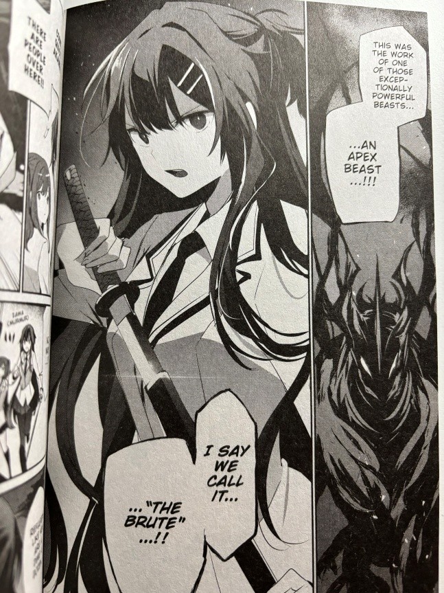 The Eminence in Shadow Volume 12 Akane hunting a powerful magical beast